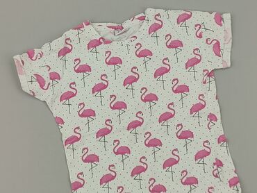 bluzka z kołnierzykiem: T-shirt, H&M, 5-6 years, 110-116 cm, condition - Perfect