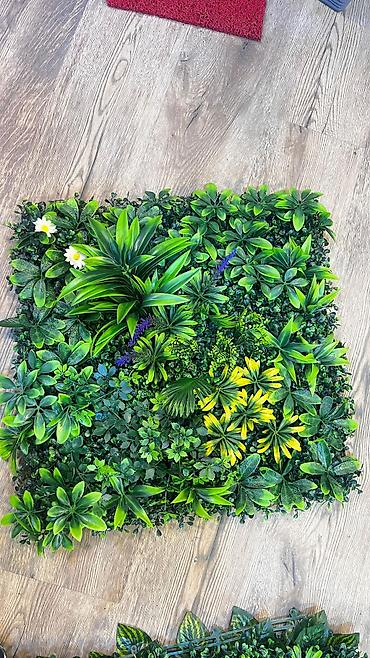 Süni güllər: 🌿 50×50 dekor panellər – Kiçik ölçüdə böyük təsir! 🏡 Divarlar — 7