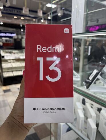 редим 8а: Xiaomi, Redmi 13C, Жаңы, 256 ГБ, түсү - Кара, 2 SIM