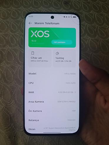 Infinix: Infinix rəng - Gümüşü, Sensor — 8