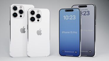 iphone смартфон: IPhone 15 Pro, Новый, 256 ГБ, Белый, Кабель, Коробка, 100 %