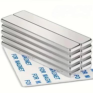rucni nosko: Jaki neodimijumski magnetni šipkasti magneti 50x10x3mm T-32. CENA: 1 — 1