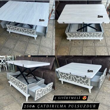 Masalar: Jurnal masası, Yeni, Açılan, Dördbucaq masa — 11