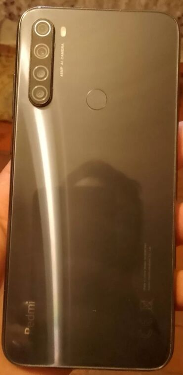 80 manata telefon: Xiaomi Redmi 8, 128 GB, rəng - Qara, 
 Barmaq izi