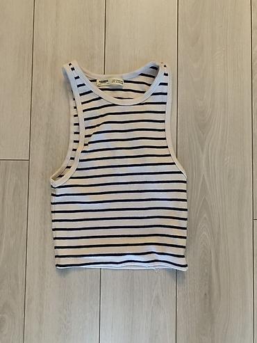 deri geyim: Qadınlar üçün crop top dəsti – 4 ədəd - Krem rəngli, nervürlü — 5
