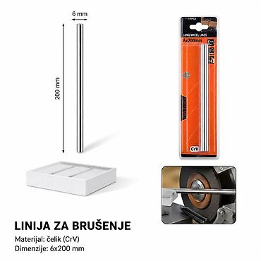 KMT Šipka šraf 6×200 mm (2 kom) Opis: - Univerzalna šipka/šraf za