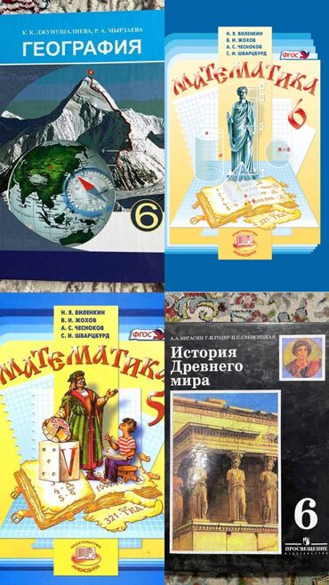 книга по географии 8 класс: Продам книги с первого до шестого класса включительно. Состояние всех