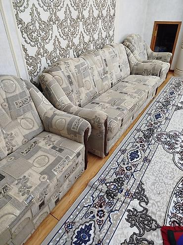 Комплекты мягкой мебели: Комплект мягкой мебели, Б/у, Самовывоз, цвет - Бежевый — 5