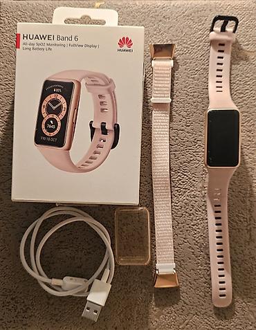 Наручные часы: Huawei Band 6 в отличном состоянии 🌸 Фитнес-браслет с цветным — 1