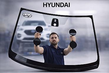cat patpres: Hyundai avtomobilləri üçün ön şüşə dəyişimi və quraşdırma xidməti - — 1