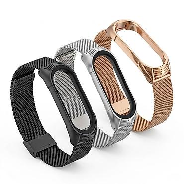 сменная: Ремешок для Xiaomi Mi Band 3/4, три расцветки, цена за 1 шт — 1