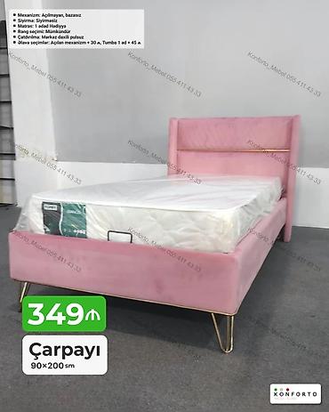 madeyra matras: Çarpayı – 90×200 sm - Mexanizm: açılmayan, bazasız - Süngər — 1