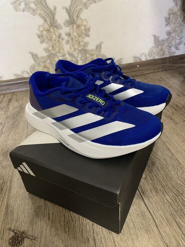 винтажные вещи: Мужские кроссовки, 42, Adidas, Новый, цвет - Синий, Самовывоз, Бесплатная доставка