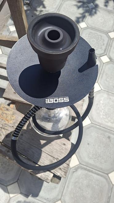 ozelleşdirme cekleri: BOSS markalı nargilə komplekti - Brend: BOSS (tray üzərində “BOSS — 4