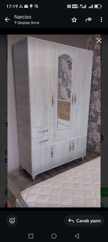 Dolablar: Yeni, 3 qapılı Düz dolab, Dolab-asılqan, Azərbaycan — 4