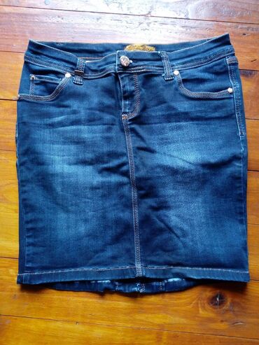 pepe jeans suknje: XL (EU 42), Midi, color - Blue