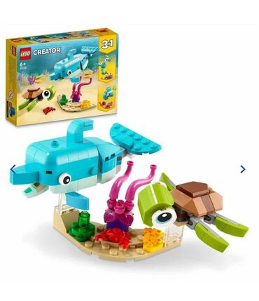 detskie igrushki lego: Продается LEGO creator 3в1 Дельфин с черепашкой 100% ОРИГИНАЛ