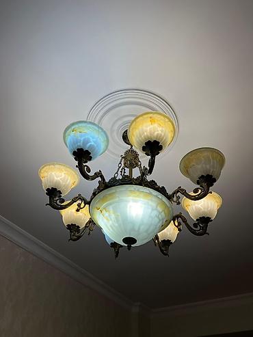 Çılçıraq, 9 lampa, Metal