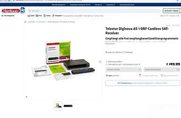 Pojačala i prijemnici: Telestar Diginova AS 1 – HDTV satelitski risiver (ORF Digital Direkt — 4