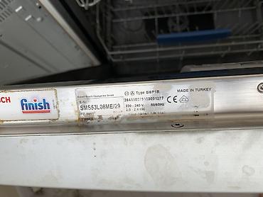 Elektronika: Qabyuyan maşın Bosch, Tam qabaritli (60 sm.), Quraşdırılan, İşlənmiş — 5