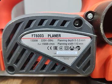 instrument: Электрорубанок Felisatti FT6003 - Мощность: 1200 Вт - Питание: 220 — 2