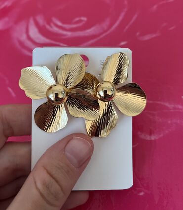 Sırğalar: YENİ 6 ədəd paslanmaz sırğa, Zara model sırğalar. Bir ədədi ENDİRİMLƏ — 2