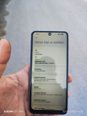 Poco: Poco X5 5G, 256 GB, rəng - Mavi, Sensor — 6