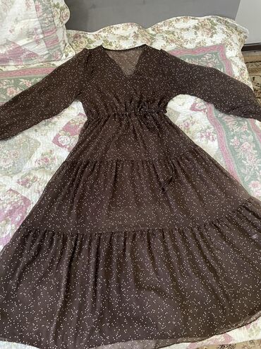 воздушное платье: Вечернее платье, Длинная модель, С рукавами, M (EU 38)