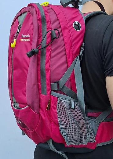 Sportske torbe i rančevi: Planinarski ranac Senterlan Adventure 32L – crveno/bordo - Zapremina — 3