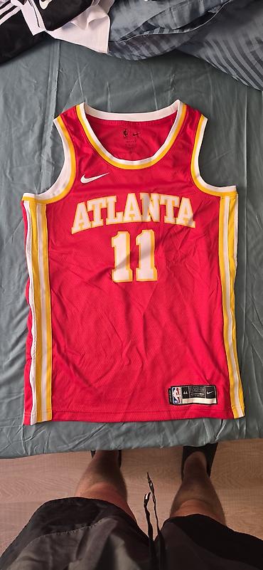 travis scott: Оригинальная Баскетбольная майка Nike NBA Swingman — Atlanta Hawks — 1