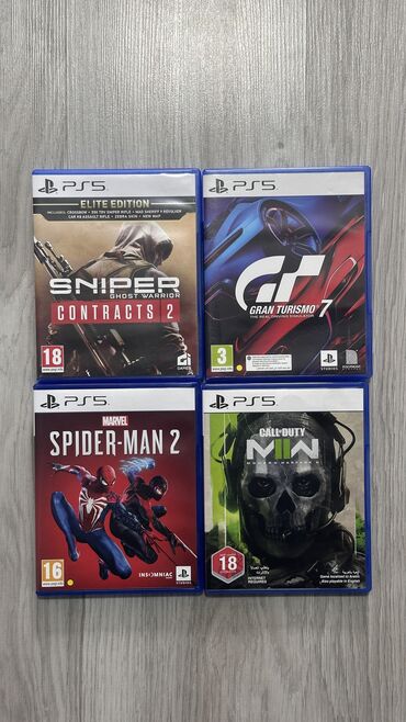 PS5 (Sony PlayStation 5): Продаю диски на PS5 Состояние Идеальная Gran Turismo 7 Spider Man 2