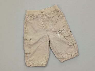beżowe legginsy skórzane: Baby material trousers, 3-6 months, 62-68 cm, George, condition - Ideal