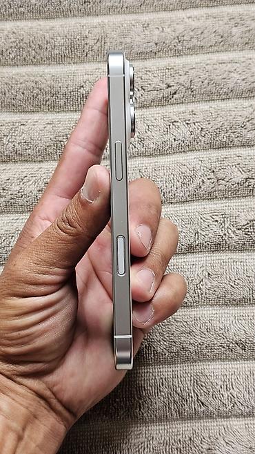 телевизор ч б: IPhone 16 Pro, Б/у, 256 ГБ, White Titanium, Защитное стекло, Чехол, 91 % — 7