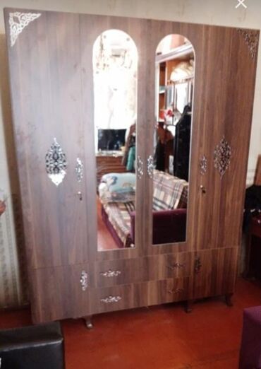 Dolablar: Yeni, Açılan, 4 qapılı Düz dolab, Qarderob, paltar dolabı, Azərbaycan — 5