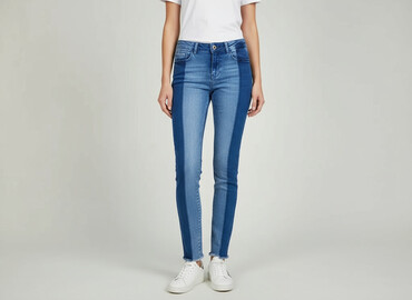 spodnie damskie wyszczuplające jeansy: Jeans for women, size XS