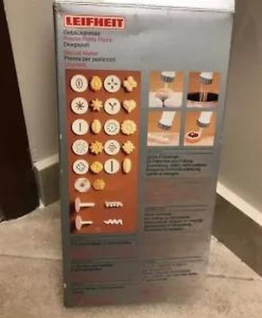 Kuhinjska oprema: Leifheit Biscuit- and Cookie-Maker – presa za kekse i dekorisanje - — 6