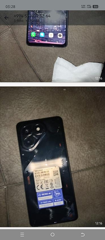 ayfon 10 x: Tecno Pova 7 Neo, 256 GB, rəng - Qara, İki sim kartlı — 2