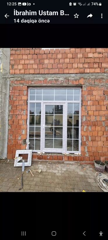 Plastik pəncərələr: Işlənmiş Plastik Qapı Pəncərə. Ağ,Rəngli. Sərfəli — 11