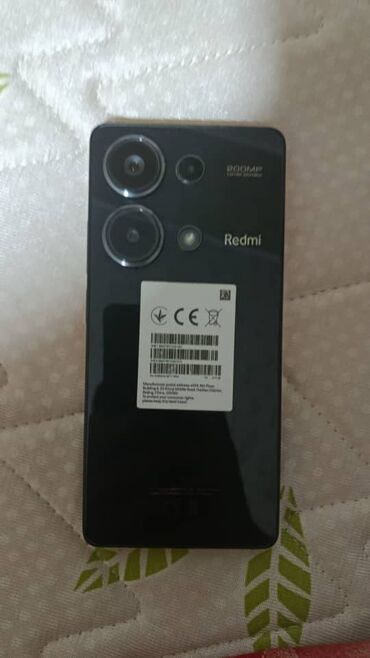 оперативная память ddr2 sdram: Redmi, Redmi Note 13 Pro, Колдонулган, 256 ГБ, түсү - Кара, 2 SIM