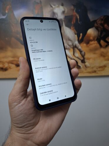 Redmi: Redmi Note 11, 128 GB, rəng - Gümüşü, Barmaq izi — 2