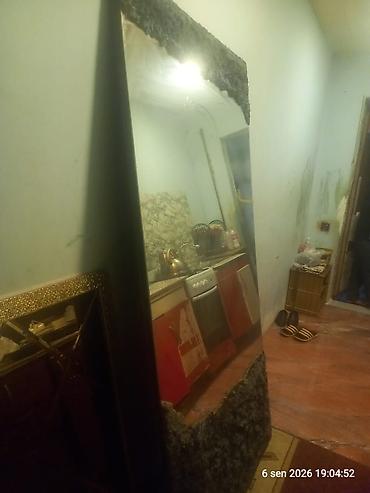 Güzgü Döşəmə üstü, Düzbucaqlı, Dekorativ