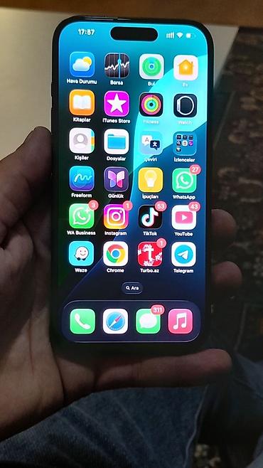 irshad telecom iphone 7: IPhone 15 Pro, 128 GB, Black Titanium, Barmaq izi, Face ID, Simsiz şarj — 1