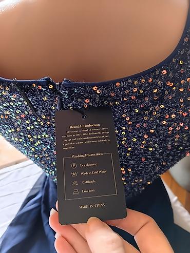 Haljine: Koktel/večernja haljina Dressystar – tamnoplava - Gornji deo: bez — 3