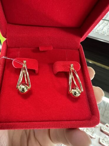 Серьги: Серьги, Проба 585, Без вставки, Женские, Новый — 6