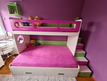 23 oglasa | lalafo.rs: Na prodaju dečiji krevet na sprat sa simpo dušecima, kao i stepenicama