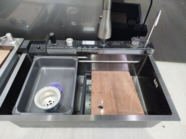 Çanaqlar, tülpanlar: Düzbucaqlı Mətbəx çanağı, Paslanmaz polad