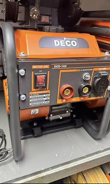 Сварочный генератор DECO DED-160 Компактная бензиновая электростанция