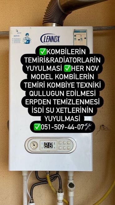 kombi yuyulması qiyməti: Kombilerin temiri 051-509-44-07