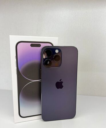купить микрофон для компьютера в бишкеке: IPhone 14 Pro Max, Б/у, 256 ГБ, Deep Purple, Защитное стекло, Чехол, Коробка, 84 %