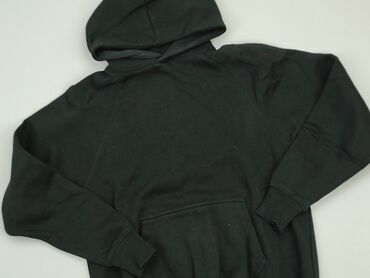 czarne bluzki z dekoltem: Damska Bluza z kapturem, Pull and Bear, 2XS, stan - Bardzo dobry